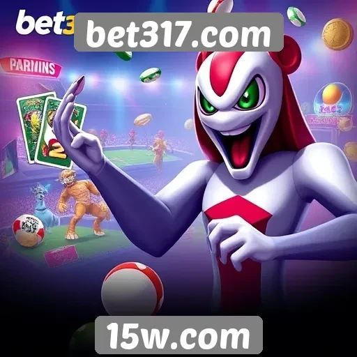 Diversidade de jogos disponíveis em bet317.com